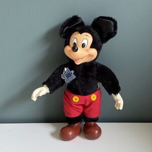 Vintage Micky Mouse Disney Original Plush Applause 1987 W TAG‎ T2